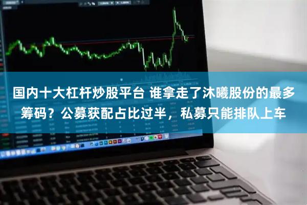 国内十大杠杆炒股平台 谁拿走了沐曦股份的最多筹码？公募获配占比过半，私募只能排队上车