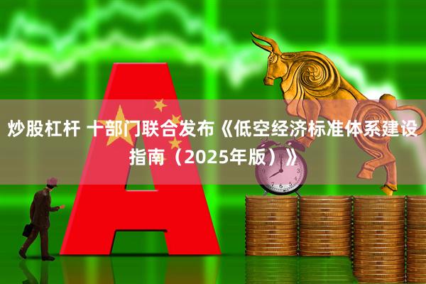 炒股杠杆 十部门联合发布《低空经济标准体系建设指南（2025年版）》